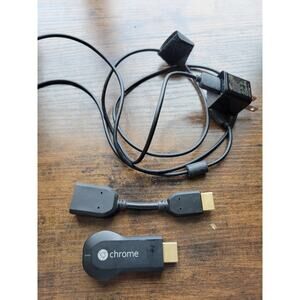 Google Chromecast H2G2-42 USB-C Streaming Service Unit w/Extender and Power Plug